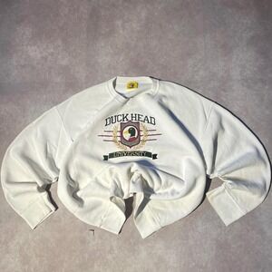 Vintage 90s Duck Head University Embroidered Crewneck Sweater